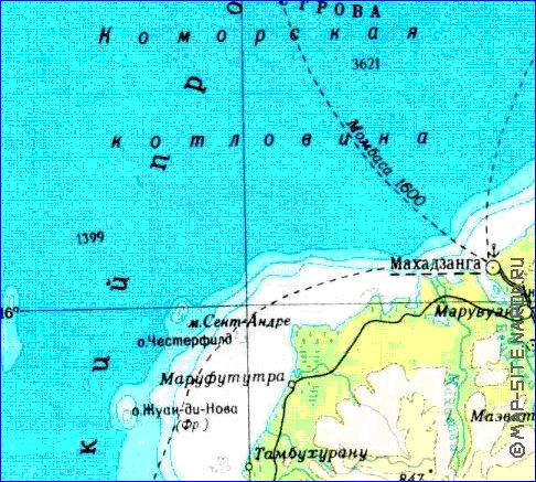 Administratives carte de Madagascar