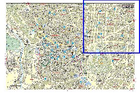 mapa de Madrid em espanhol