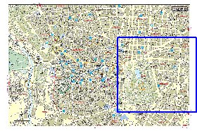 mapa de Madrid em espanhol