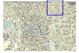 mapa de Madrid em espanhol