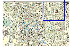 mapa de Madrid em espanhol