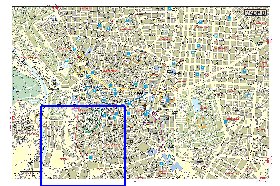 mapa de Madrid em espanhol