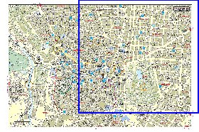 mapa de Madrid em espanhol