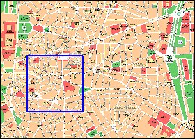 mapa de Madrid