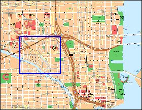 mapa de Miami