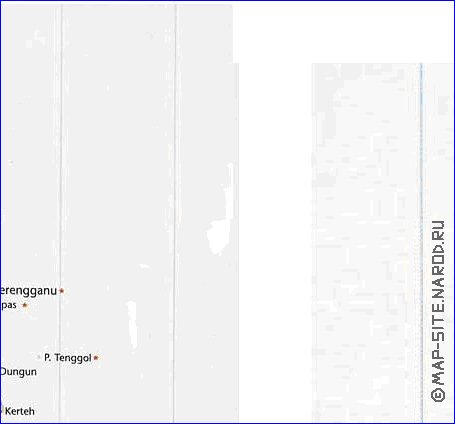 mapa de Malasia em ingles