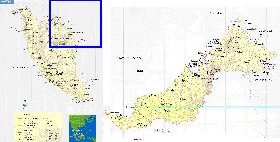 mapa de Malasia em ingles