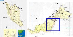 mapa de Malasia em ingles