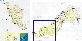 mapa de Malasia em ingles