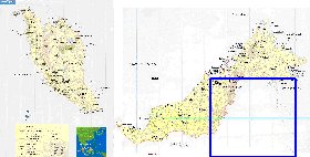 mapa de Malasia em ingles