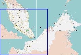 mapa de Malasia
