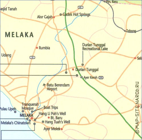 carte de Melaka