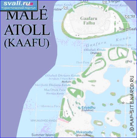 mapa de Male