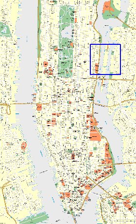 mapa de Manhattan