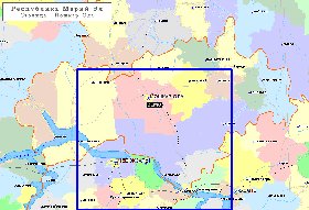 Administratives carte de Republique des Maris