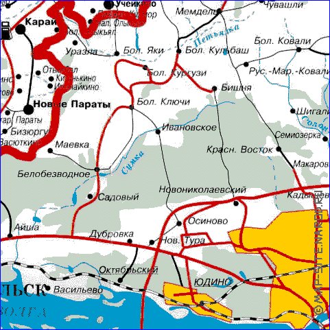 carte de Republique des Maris