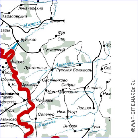 carte de Republique des Maris