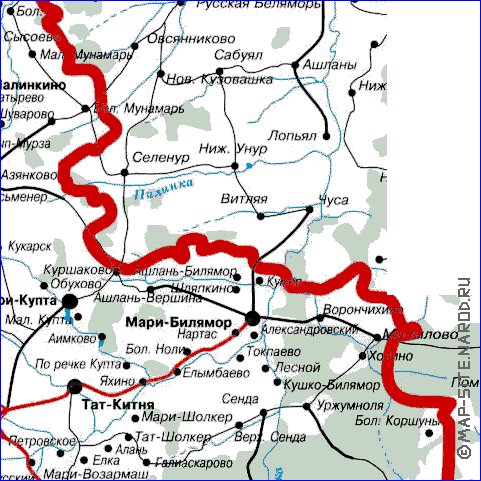 carte de Republique des Maris