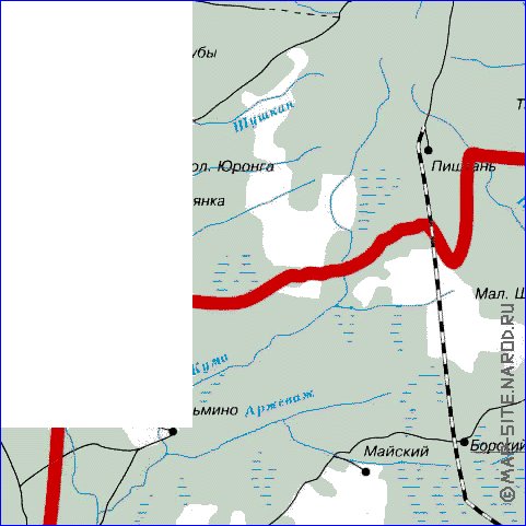 carte de Republique des Maris