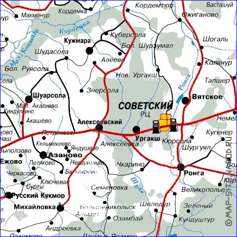 carte de Republique des Maris