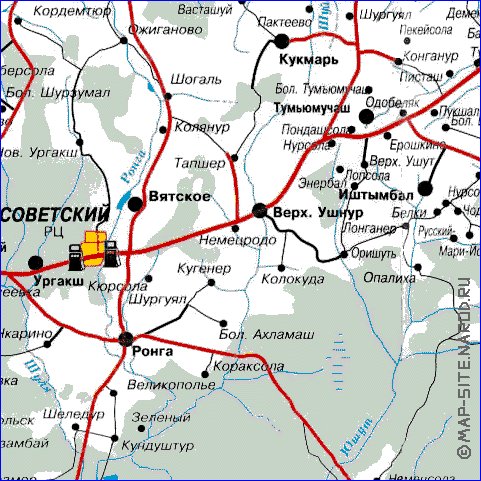 carte de Republique des Maris