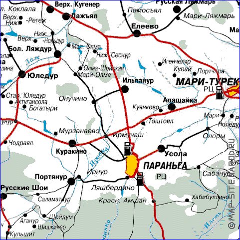 carte de Republique des Maris