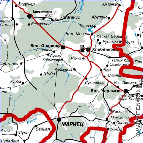 carte de Republique des Maris