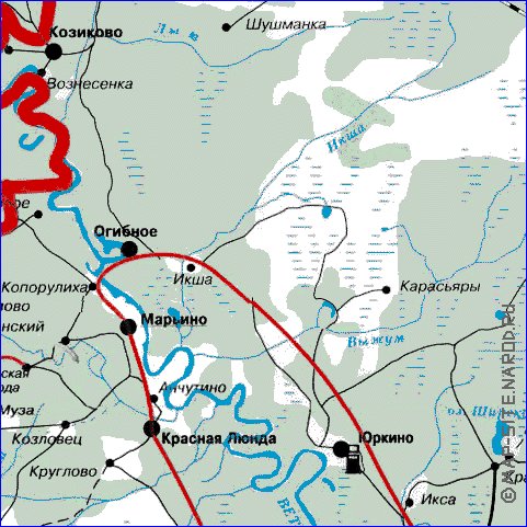 carte de Republique des Maris