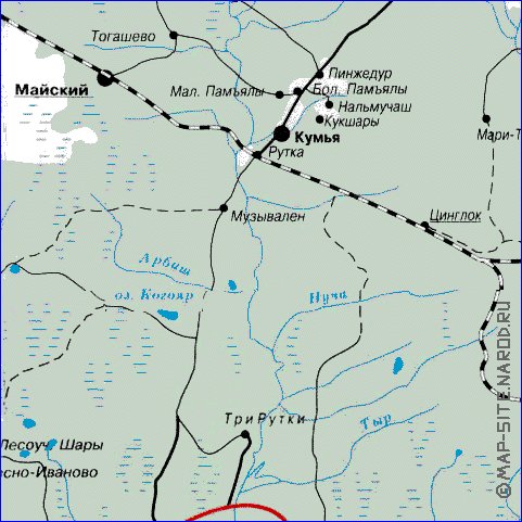 carte de Republique des Maris