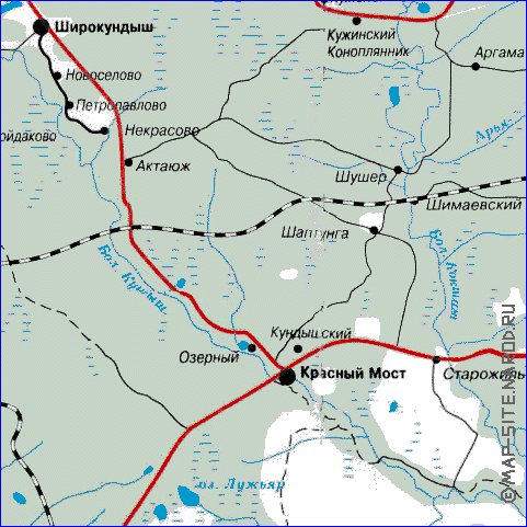 carte de Republique des Maris