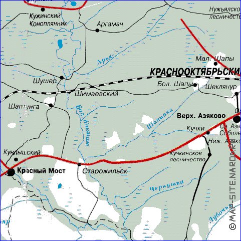 carte de Republique des Maris