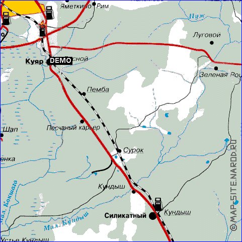 carte de Republique des Maris