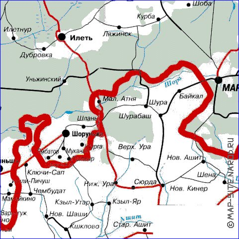 carte de Republique des Maris