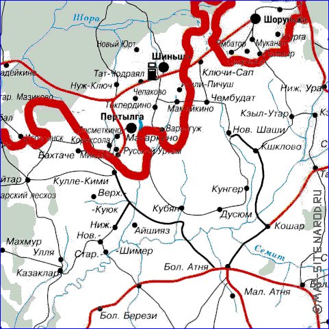 carte de Republique des Maris