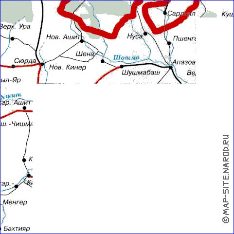 carte de Republique des Maris