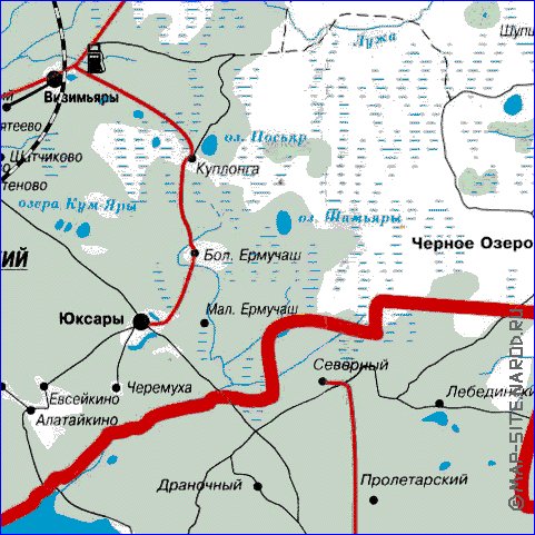 carte de Republique des Maris