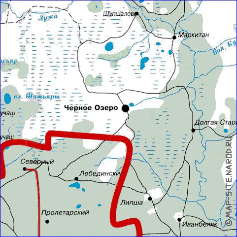 carte de Republique des Maris