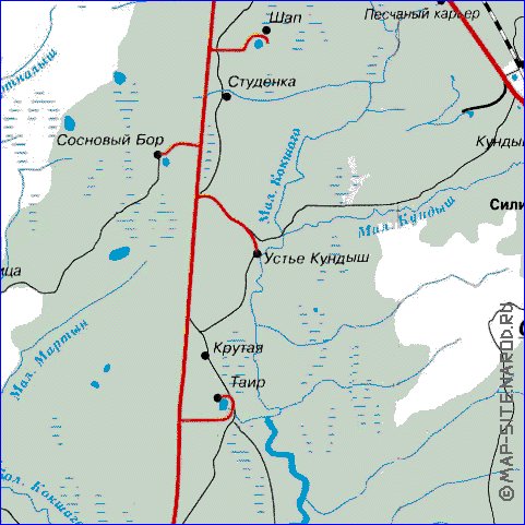 carte de Republique des Maris