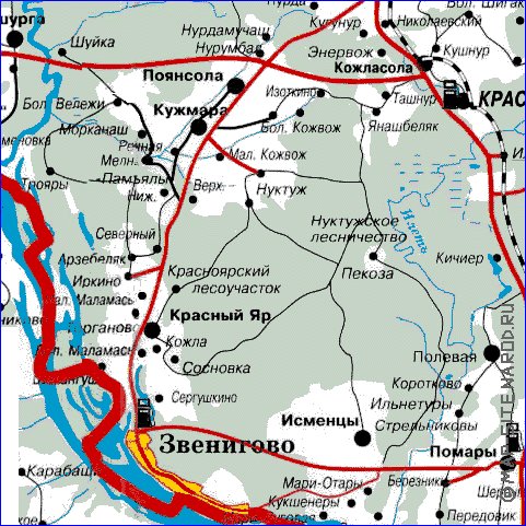 carte de Republique des Maris