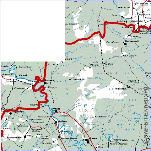 carte de Republique des Maris