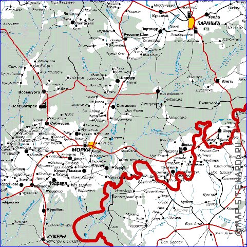 carte de Republique des Maris