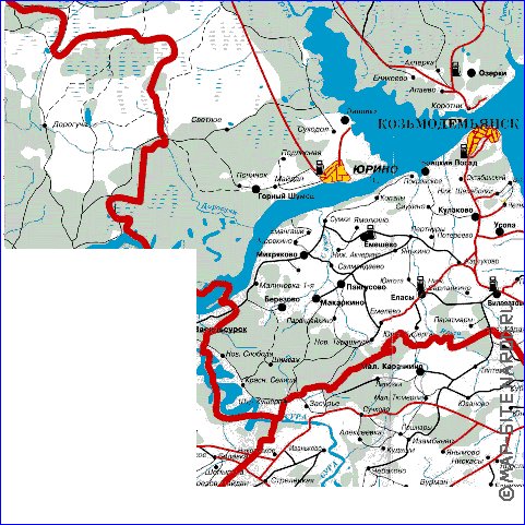 carte de Republique des Maris