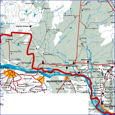 carte de Republique des Maris