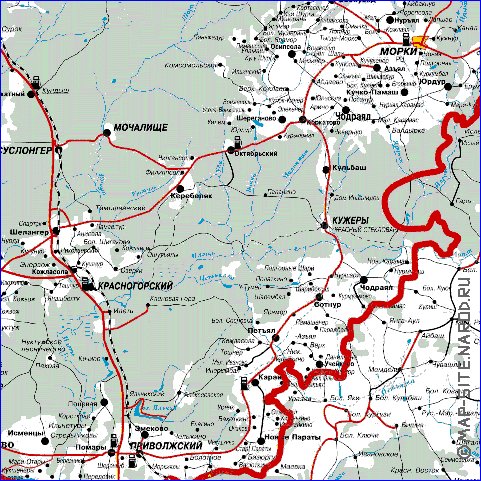 carte de Republique des Maris