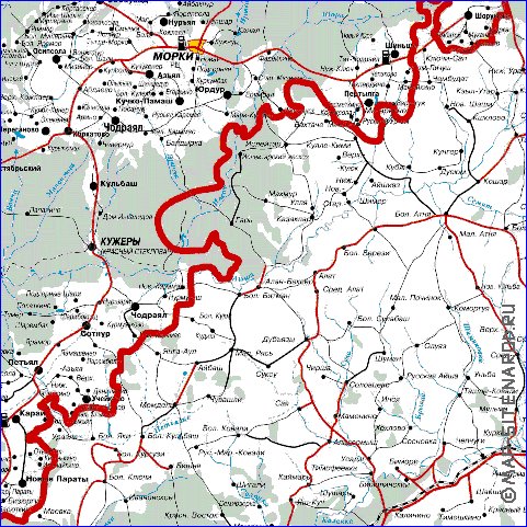 carte de Republique des Maris