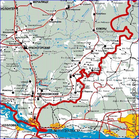 carte de Republique des Maris