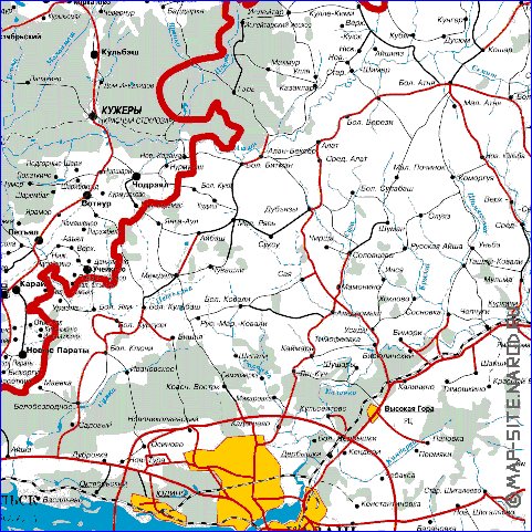 carte de Republique des Maris