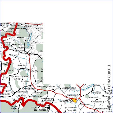 carte de Republique des Maris