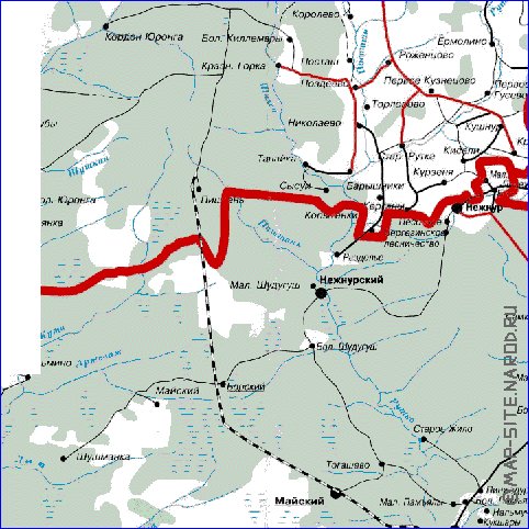 carte de Republique des Maris