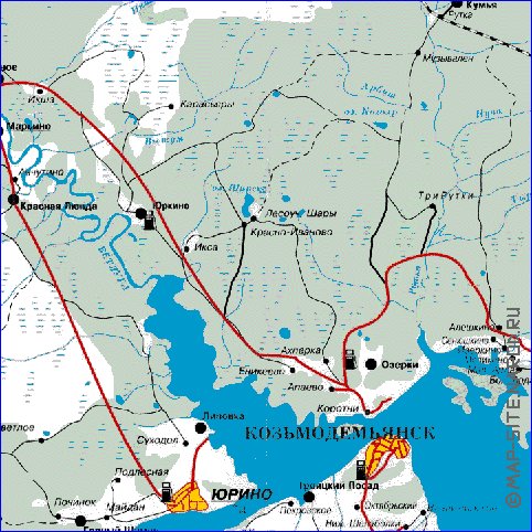 carte de Republique des Maris